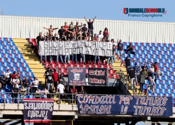 Taranto Supporters, “Squadra senza cuore e attributi”