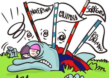 Taranto, la vignetta di Zaza