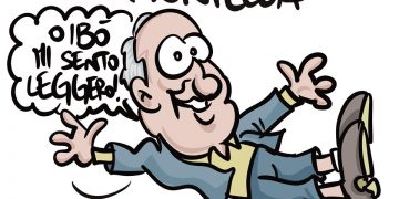 Taranto, la vignetta di Zaza