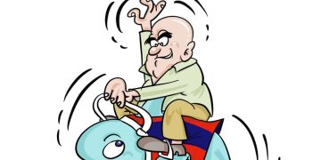 Taranto, la vignetta di Zaza