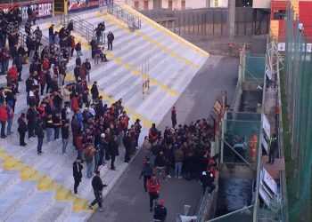 Taranto, dura contestazione dopo la sconfitta contro la Nocerina