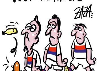 Taranto, la vignetta di Zaza