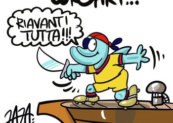 Taranto, la vignetta Zaza