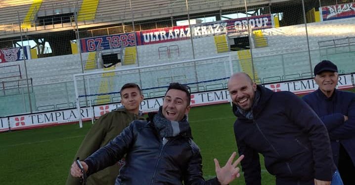 Taranto, ripresa con la visita dei tifosi “fuori sede”: la fotogallery