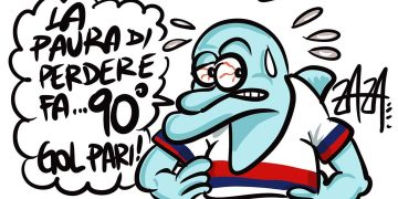 Taranto, la vignetta di Zaza