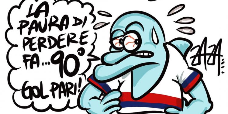 Taranto, la vignetta di Zaza