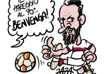 Taranto, la vignetta di Zaza
