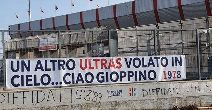 Taranto, scompare “Gioppino” volto storico del tifo rossoblu