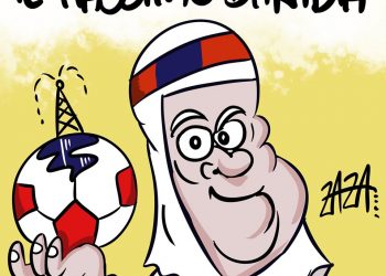 Taranto, la vignetta di Zaza