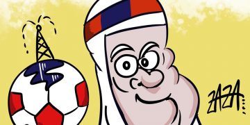 Taranto, la vignetta di Zaza