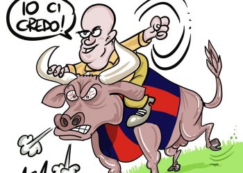 Taranto, la vignetta di Zaza