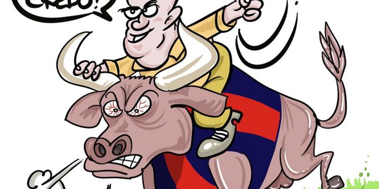 Taranto, la vignetta di Zaza
