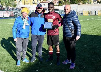 Acireale, l’ex Taranto Ouattara premiato dai tifosi della Palmese