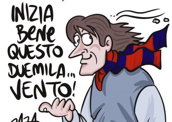 Taranto, la vignetta di Zaza