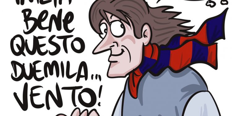 Taranto, la vignetta di Zaza