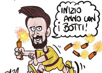 Taranto, la vignetta di Zaza