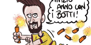 Taranto, la vignetta di Zaza