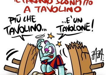 Taranto, la vignetta di Zaza