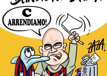 Taranto, la vignetta di Zaza