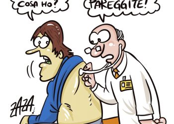 Taranto, la vignetta di Zaza