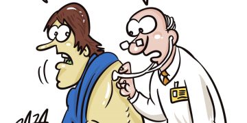 Taranto, la vignetta di Zaza