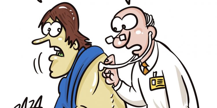 Taranto, la vignetta di Zaza