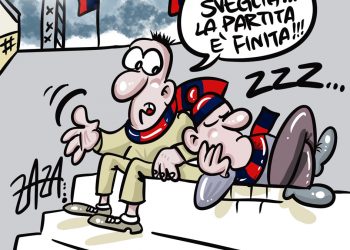 Taranto, la vignetta di Zaza