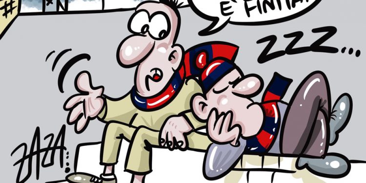 Taranto, la vignetta di Zaza
