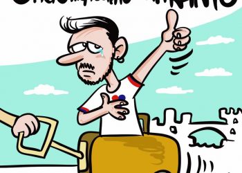 Taranto, la vignetta di Zaza