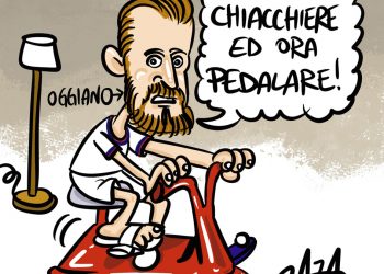 Taranto, la vignetta di Zaza