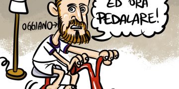Taranto, la vignetta di Zaza