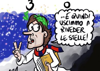Taranto, la vignetta di Zaza