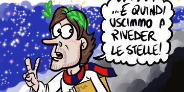 Taranto, la vignetta di Zaza