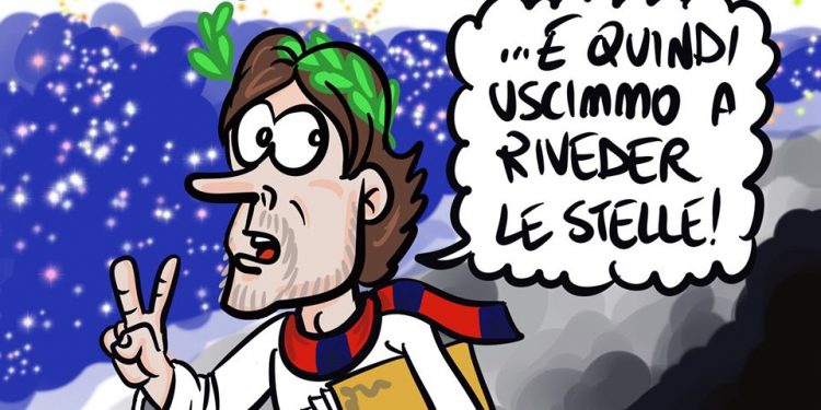 Taranto, la vignetta di Zaza