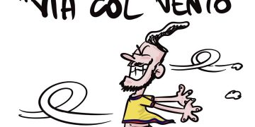 Taranto, la vignetta di Zaza
