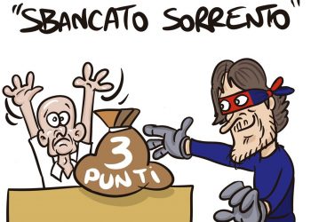 Taranto, la vignetta di Zaza