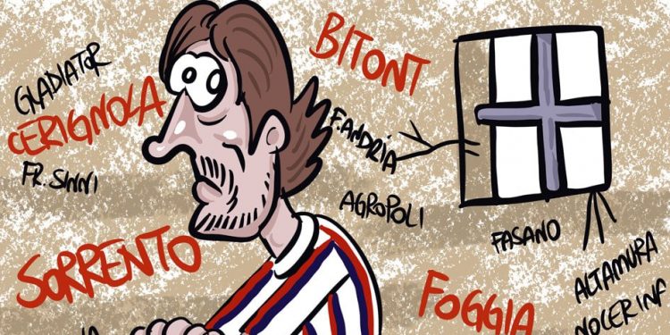 Taranto, la vignetta di Zaza