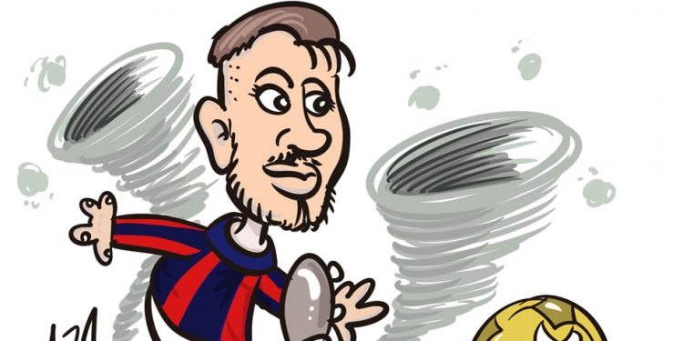 Taranto, la vignetta di Zaza