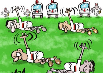 Taranto, la vignetta di Zaza