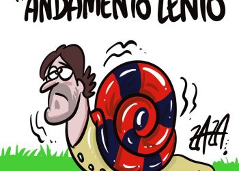 Taranto, la vignetta di Zaza