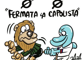 Taranto, la vignetta di Zaza