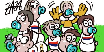 Taranto, la vignetta di Zaza