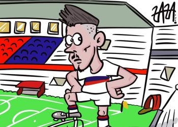 Taranto, la vignetta di Zaza