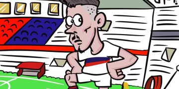 Taranto, la vignetta di Zaza