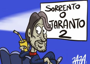 Taranto, la vignetta di Zaza