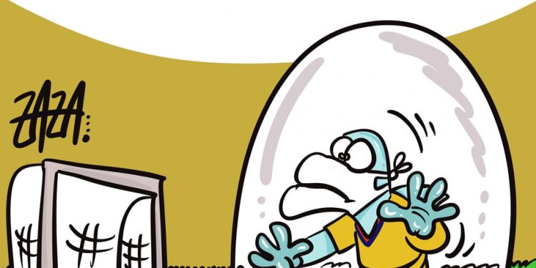 Taranto, la vignetta di Zaza