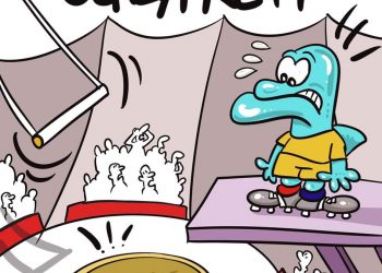 Taranto, la vignetta di Zaza