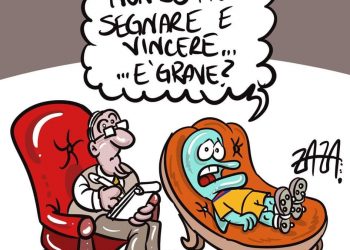 Taranto, la vignetta di Zaza