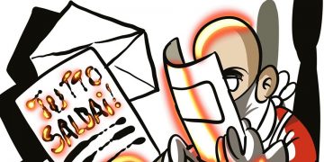 Taranto, la vignetta di Zaza