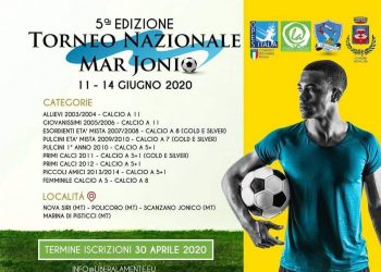 F.L. Tornei, annullata la quinta edizione del Torneo Nazionale Mar Jonio
